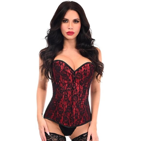 Lavish by Daisy Corsets Corset in Red Black - Picture 2 of 4